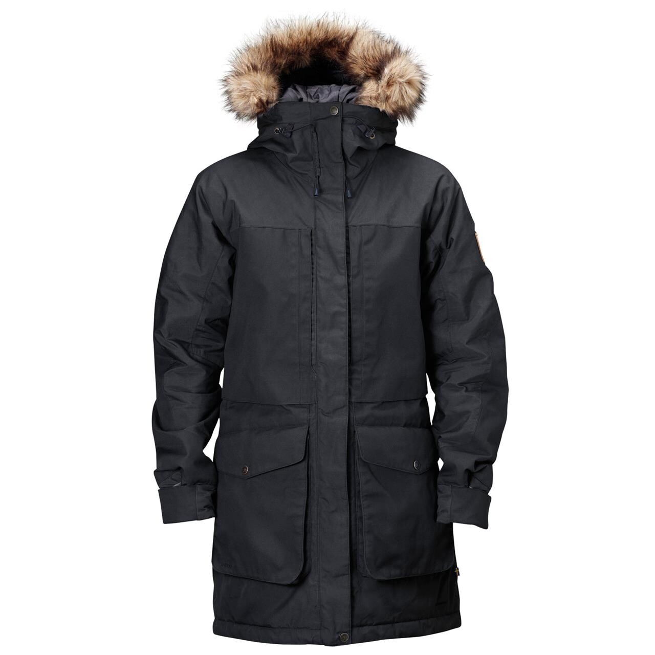 11: Fjällräven Womens Barents Parka  (Sort (BLACK/550) X-small)