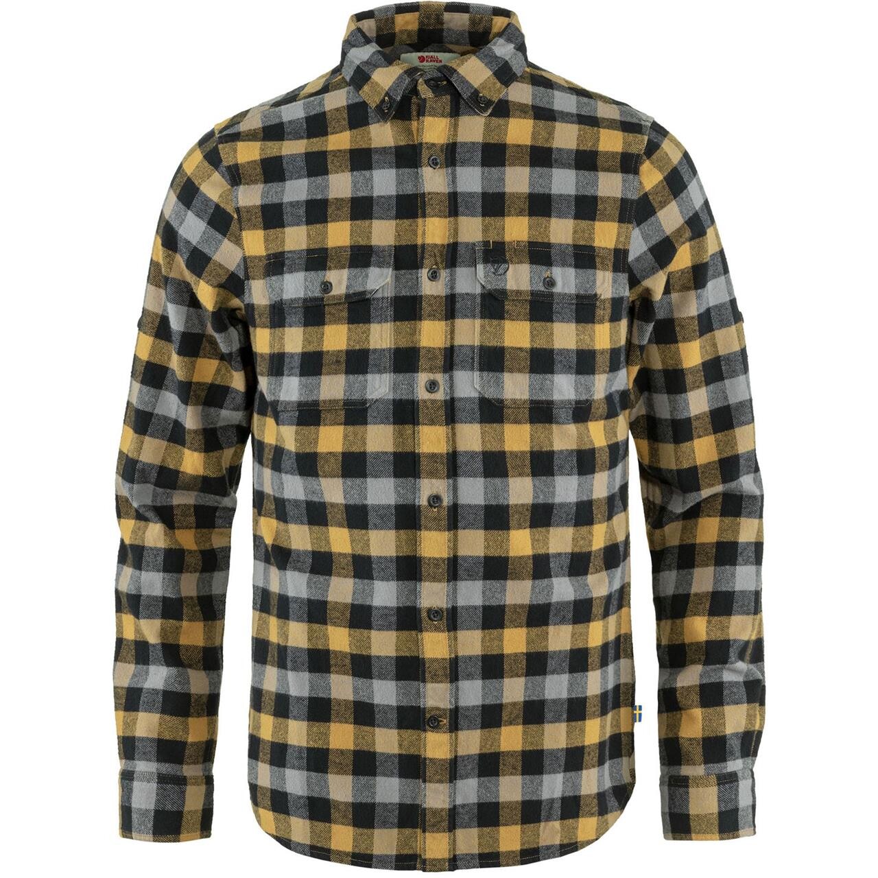 Fjallraven Mens Skog Shirt Brun Buckwheat Brown Black/232 550 Medium