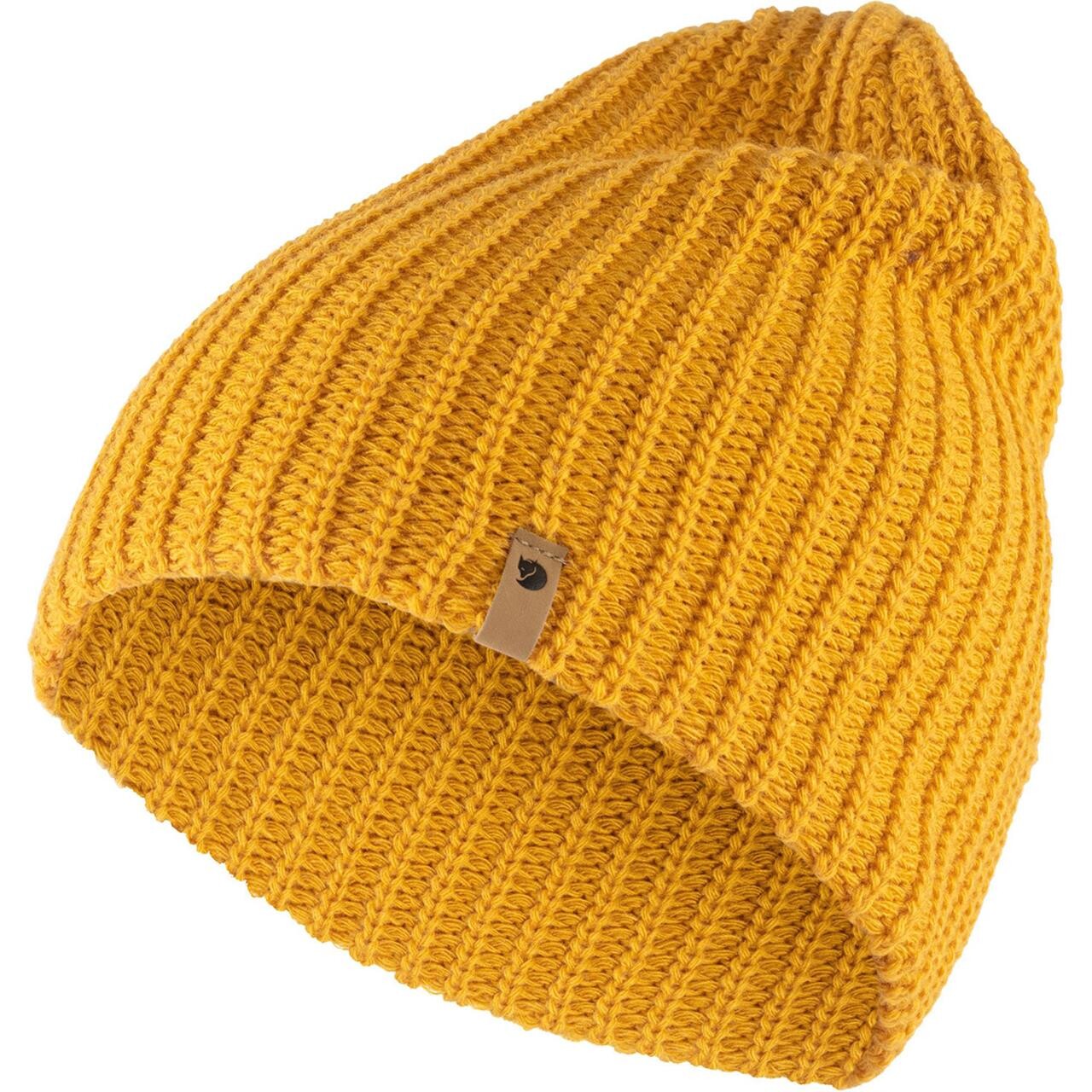 Fjällräven Övik Melange Beanie (YELLOW (MUSTARD YELLOW/161) One size (ONE SIZE))