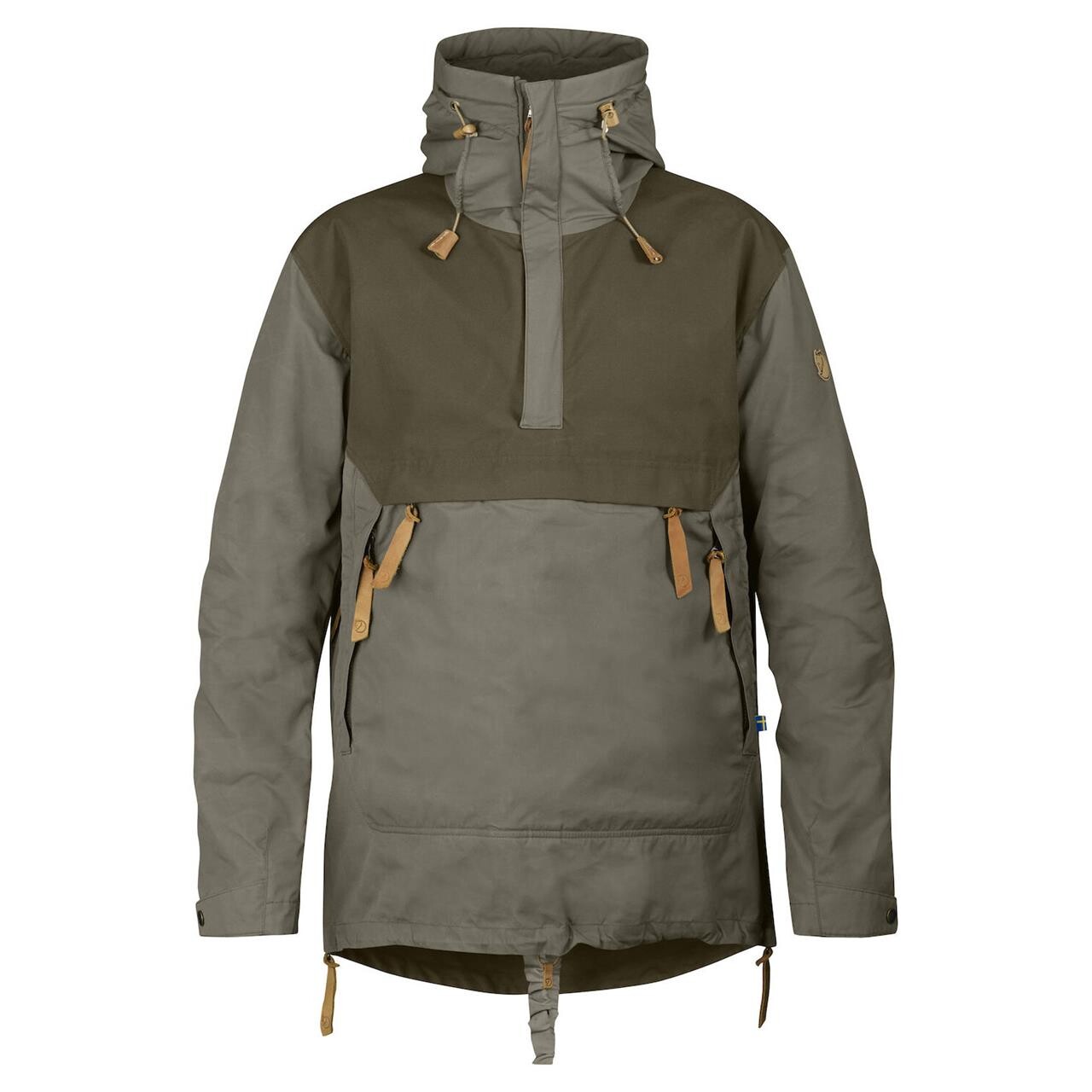 Billede af Fjällräven Mens Anorak No. 8 (Grøn (DARK OLIVE/633) X-large)