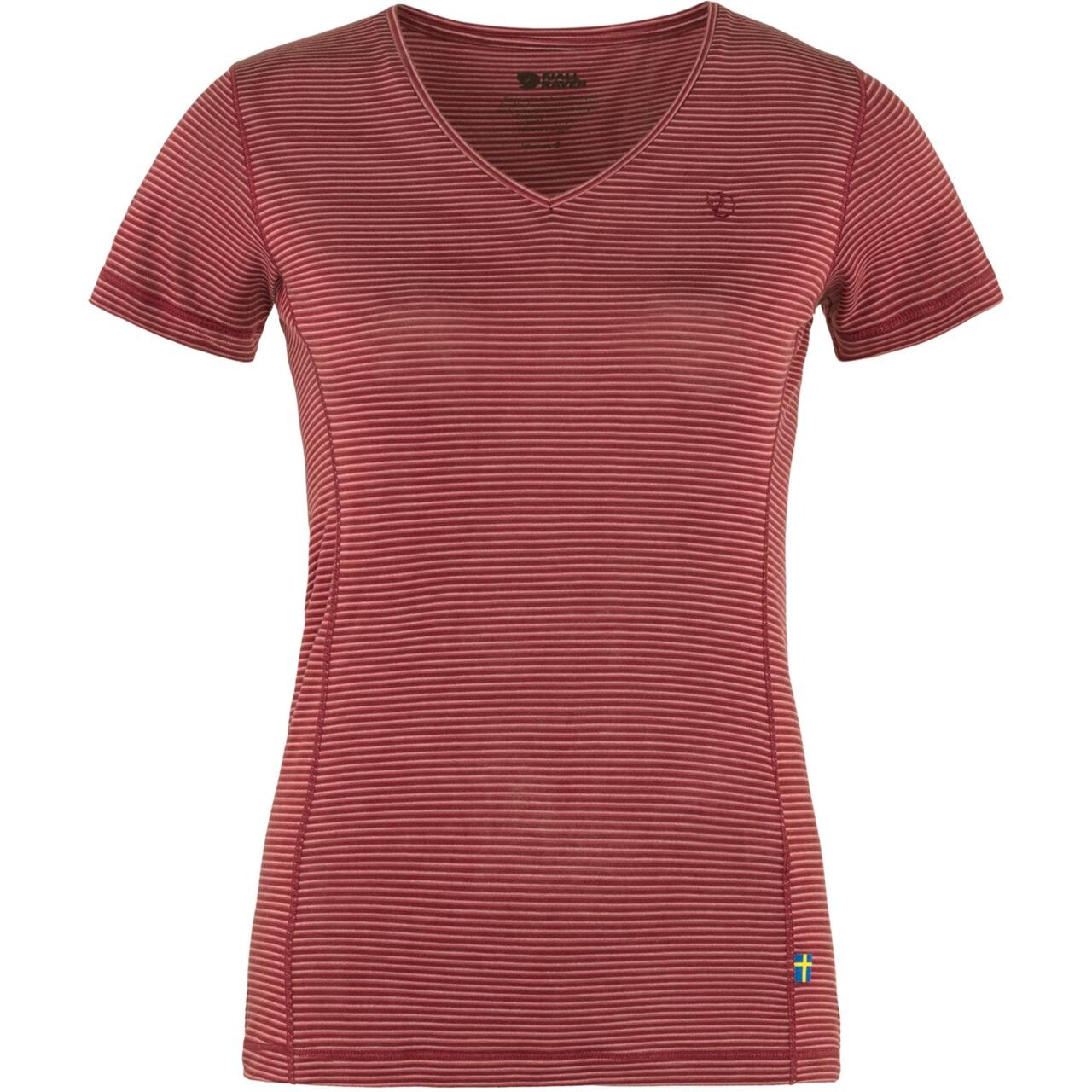 Fjällräven Womens Abisko Cool T-Shirt  (Rød (POMEGRANATE RED/346) Small)
