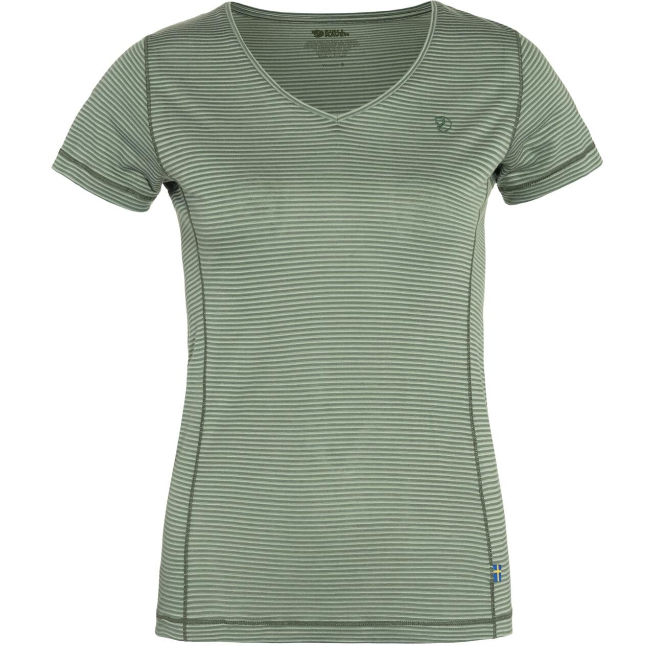Fjällräven Womens Abisko Cool T-Shirt  (Grøn (PATINA GREEN/614) Medium)