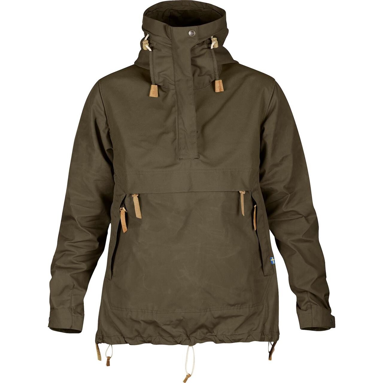 Se Fjällräven Womens Anorak No. 8 (Grøn (DARK OLIVE/633) X-large) hos Friluftsland.dk