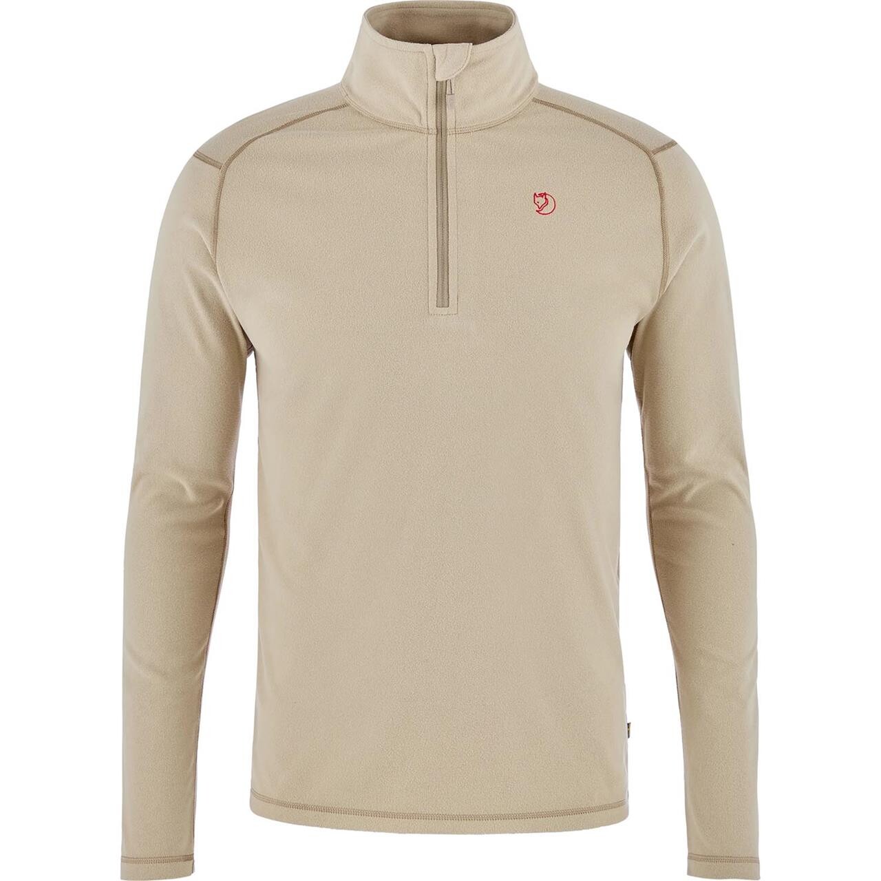 Fjällräven Mens Pine Half Zip (Beige (FOSSIL/118) Small)