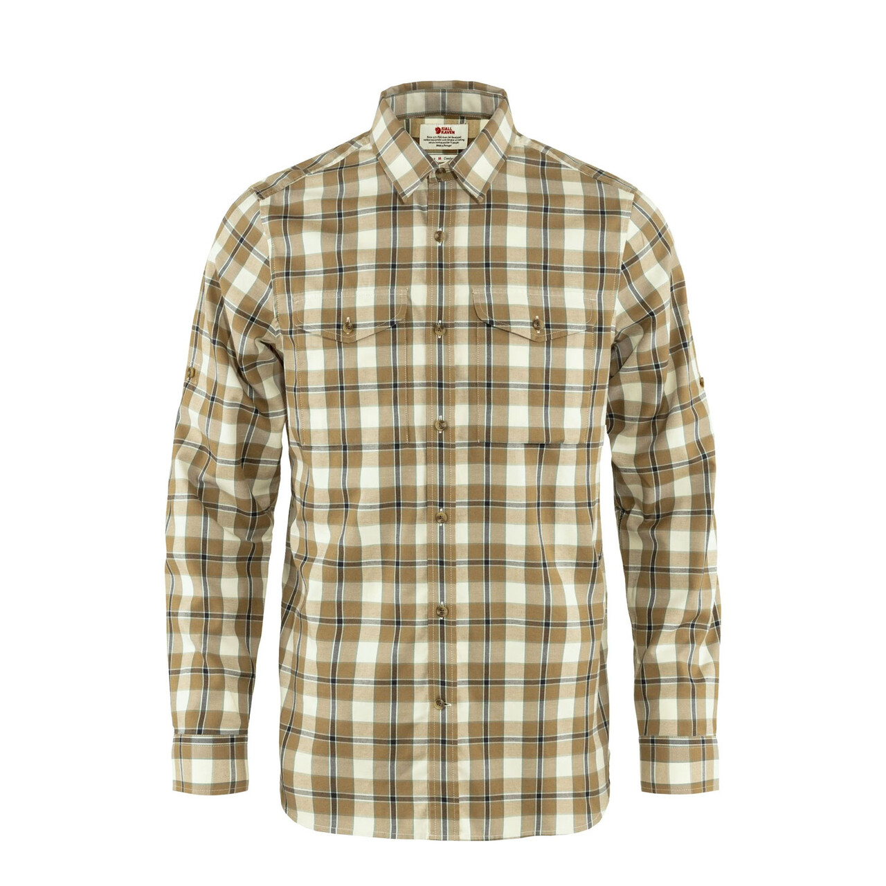 Fjällräven Mens Singi Flannel Shirt L/S  (Brun (BUCKWHEAT BRWN-PT GRN/232-614) Large)