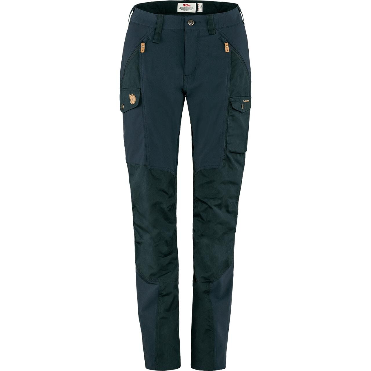 Se Fjällräven Womens Nikka Trousers Curved (Blå (DARK NAVY/555) 34) hos Friluftsland.dk