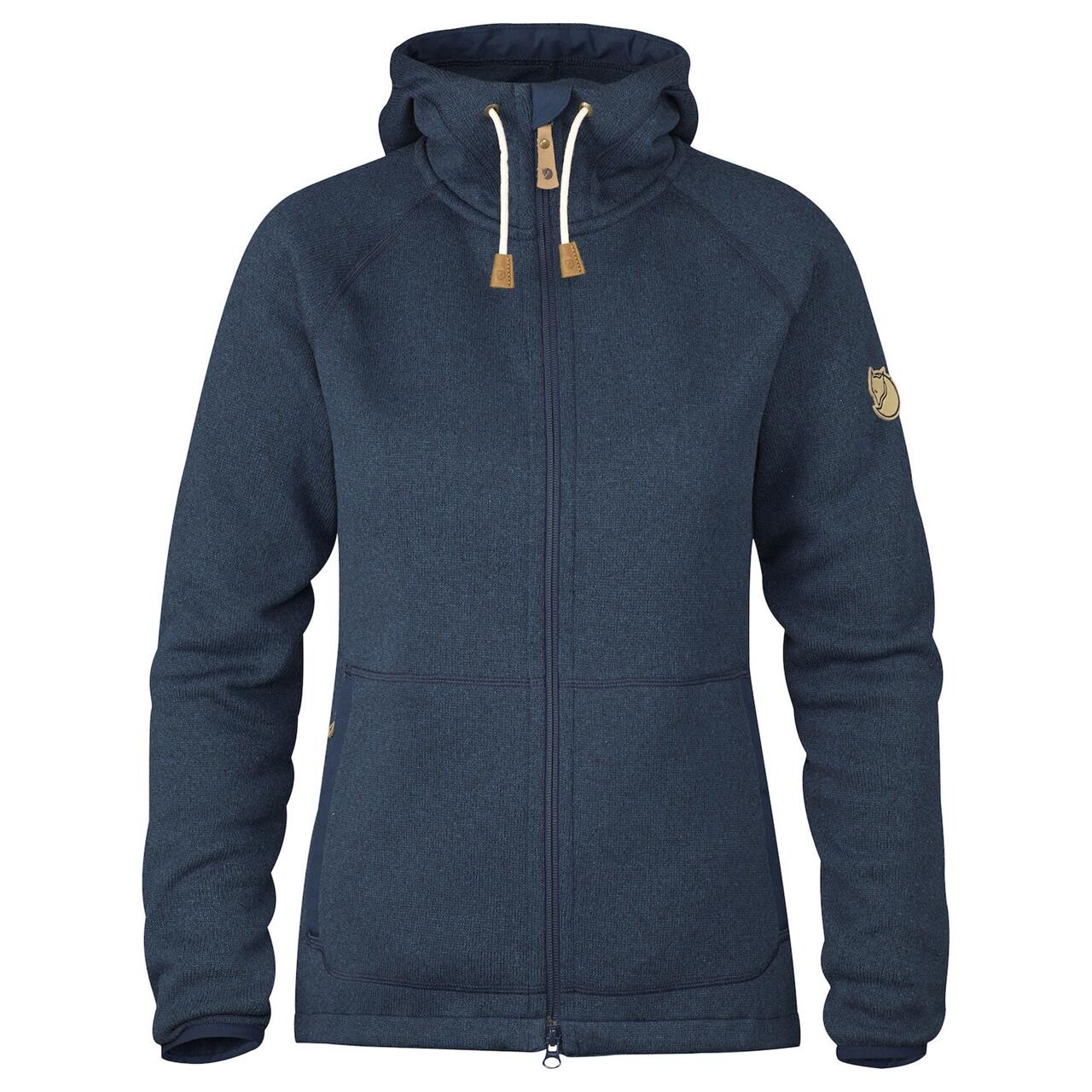 Fjällräven Womens Övik Fleece Hoodie  (Blå (NAVY/560) XX-small)