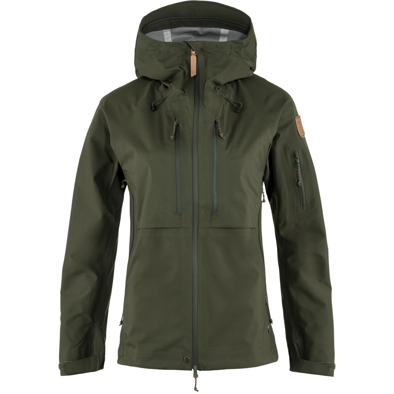 Se Fjällräven Womens Keb Eco-Shell Jacket (Grøn (DEEP FOREST/662) X-large) hos Friluftsland.dk