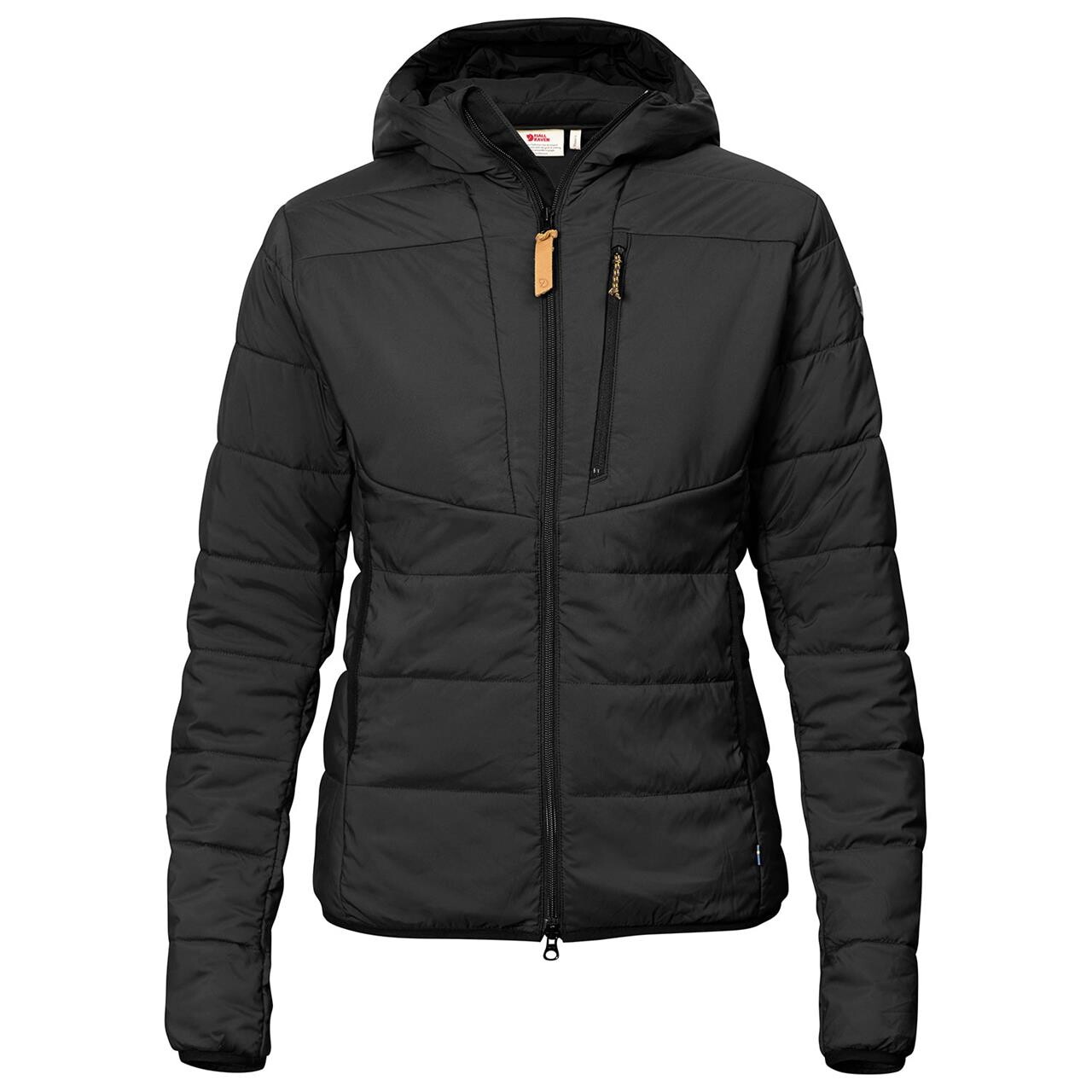 Fjällräven Womens Keb Padded Hoodie  (Sort (BLACK/550) Large)