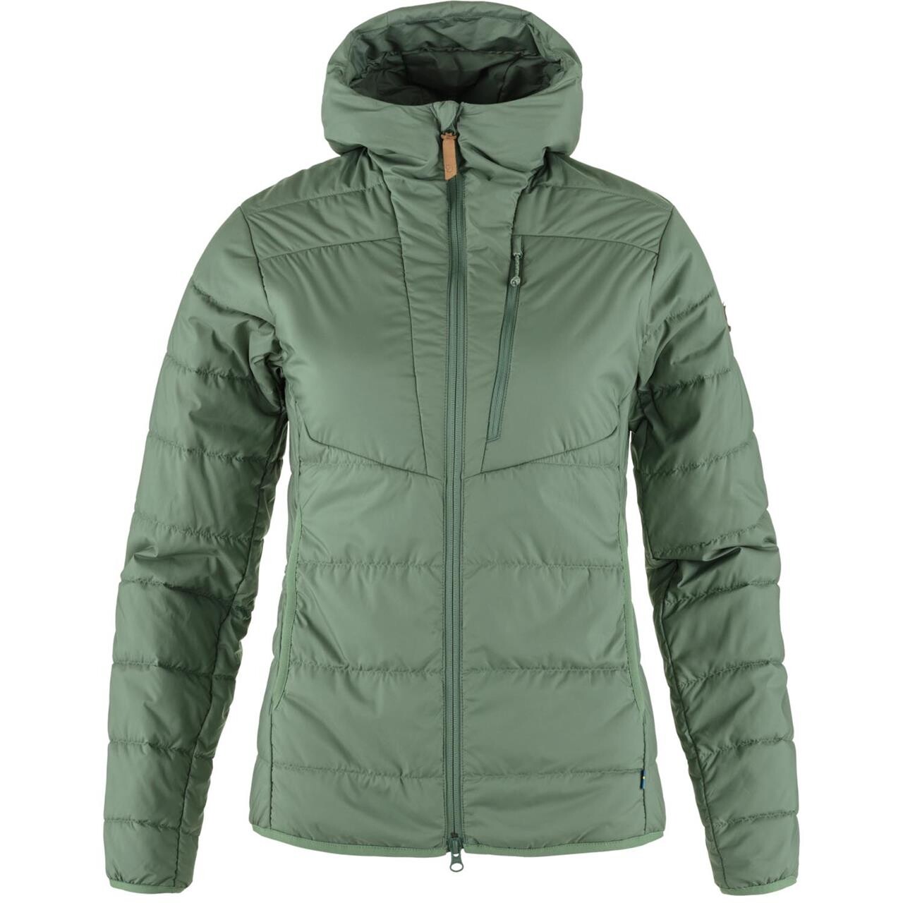 Fjällräven Womens Keb Padded Hoodie  (Grøn (PATINA GREEN/614) Large)