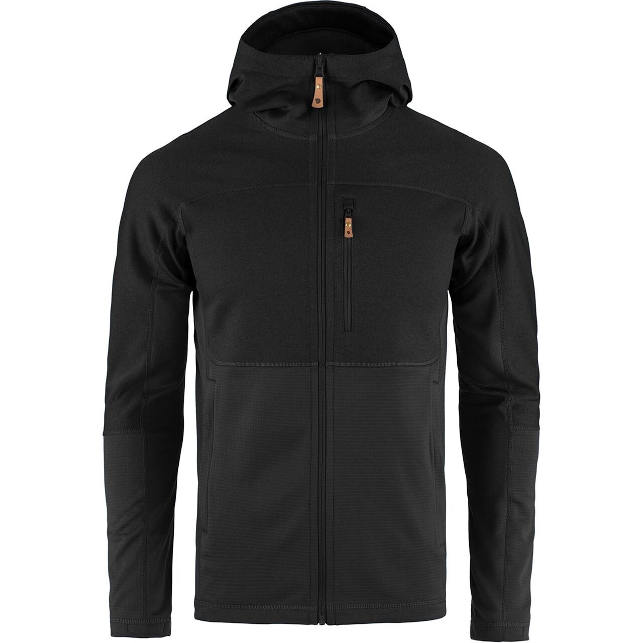 Fjällräven Mens Abisko Trail Fleece  (Sort (BLACK/550) Large)