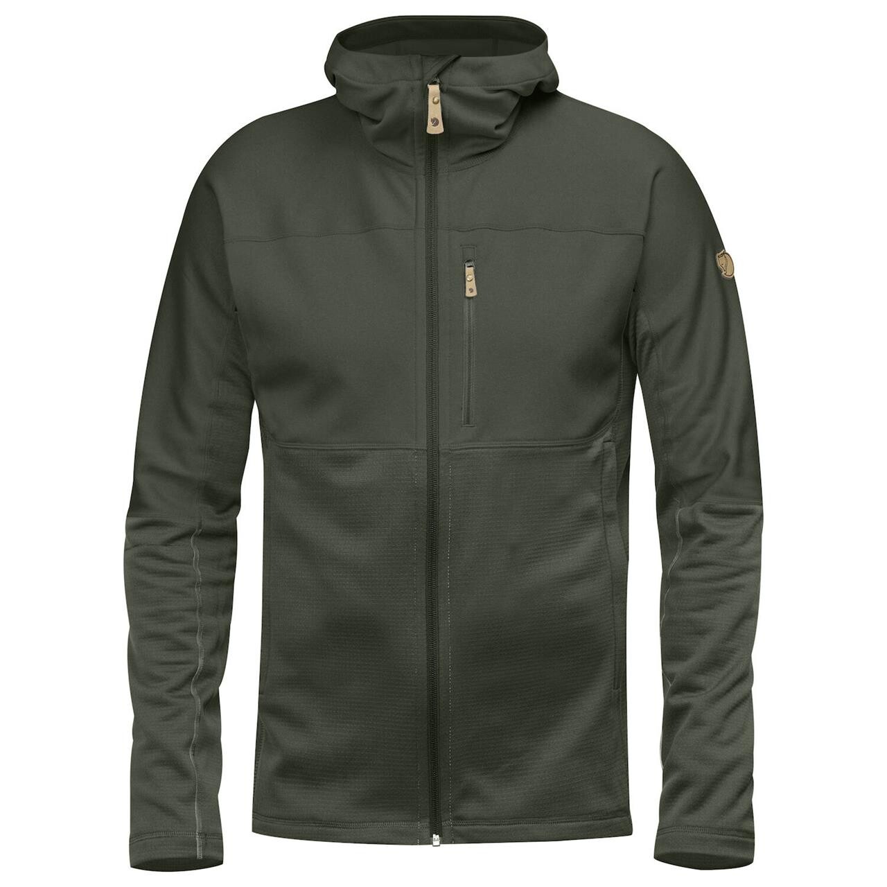 Fjällräven Mens Abisko Trail Fleece  (Grøn (DEEP FOREST/662) Medium)