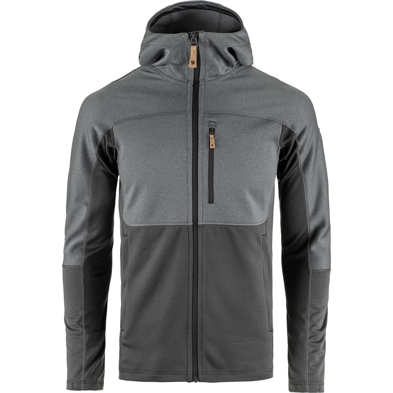 Fjällräven Mens Abisko Trail Fleece  (Grå (IRON GREY-GREY/048-020) Large)