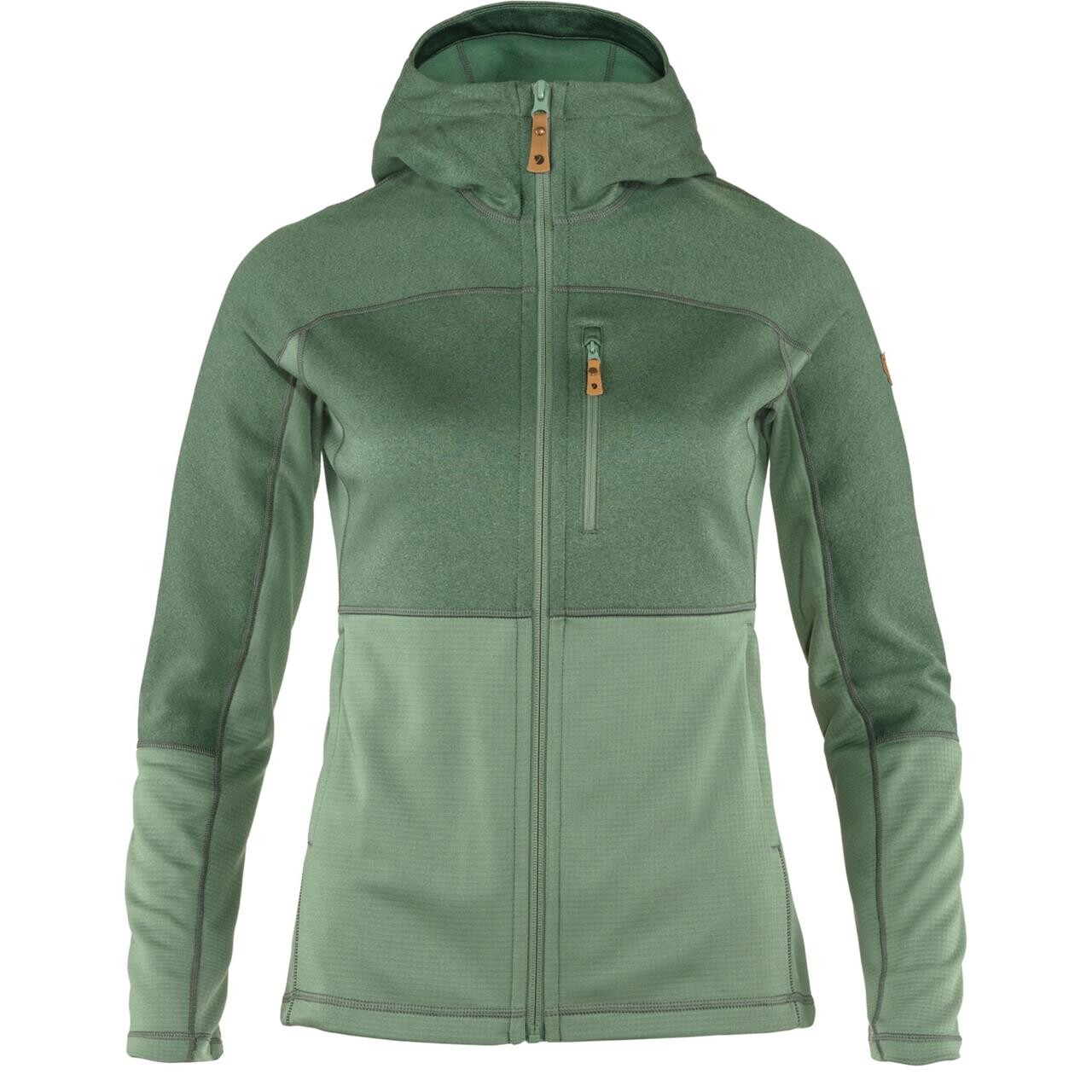 Fjällräven Womens Abisko Trail Fleece  (Grøn (PATINA GREEN/614) X-small)