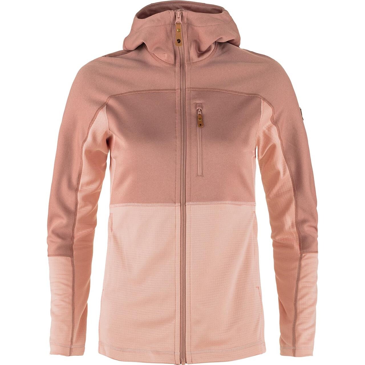 Fjällräven Womens Abisko Trail Fleece  (Lyserød (CHALK ROSE-DUSTY ROSE/302-300) X-large)