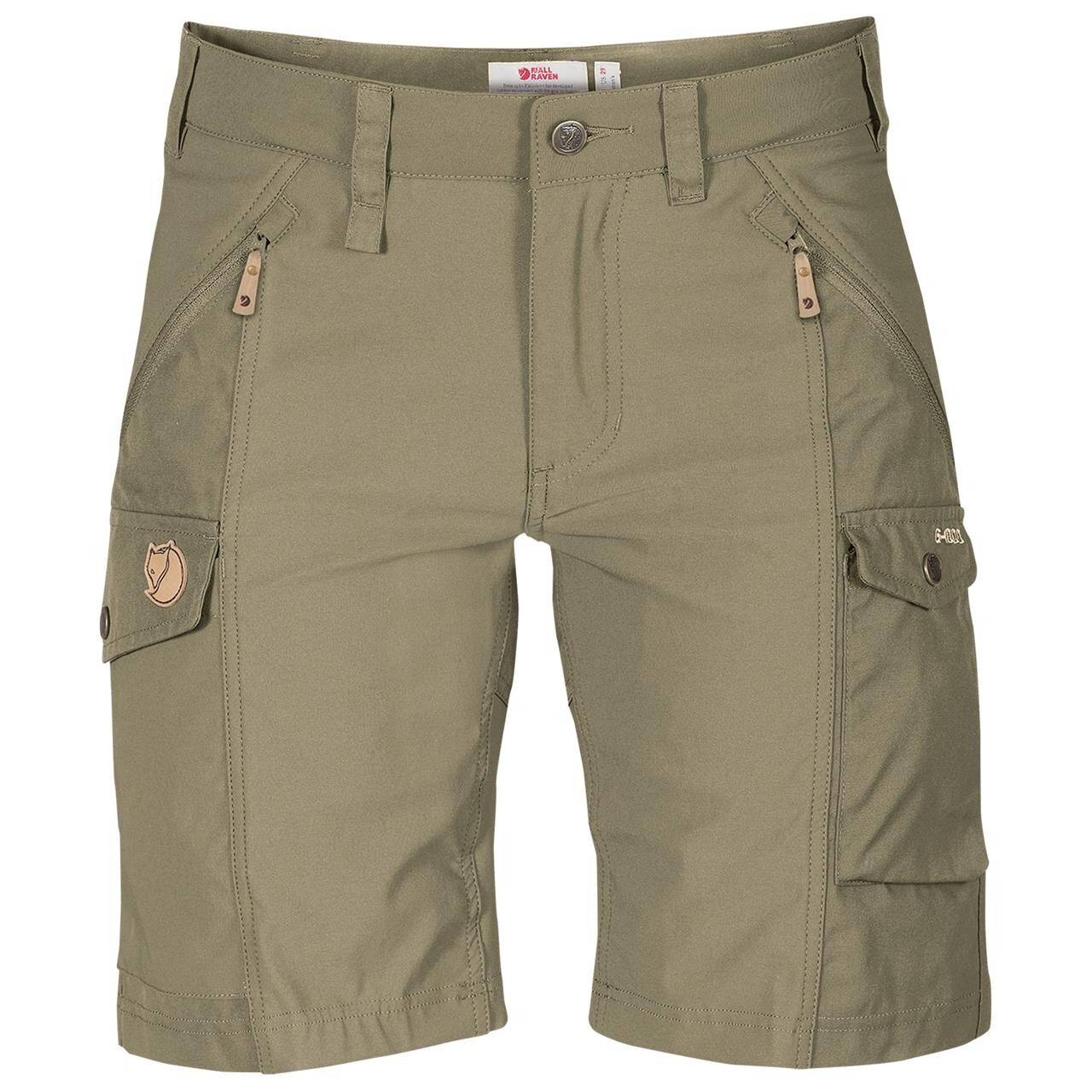 Fjällräven Womens Nikka Shorts Curved  (Beige (LIGHT OLIVE/622) 34)