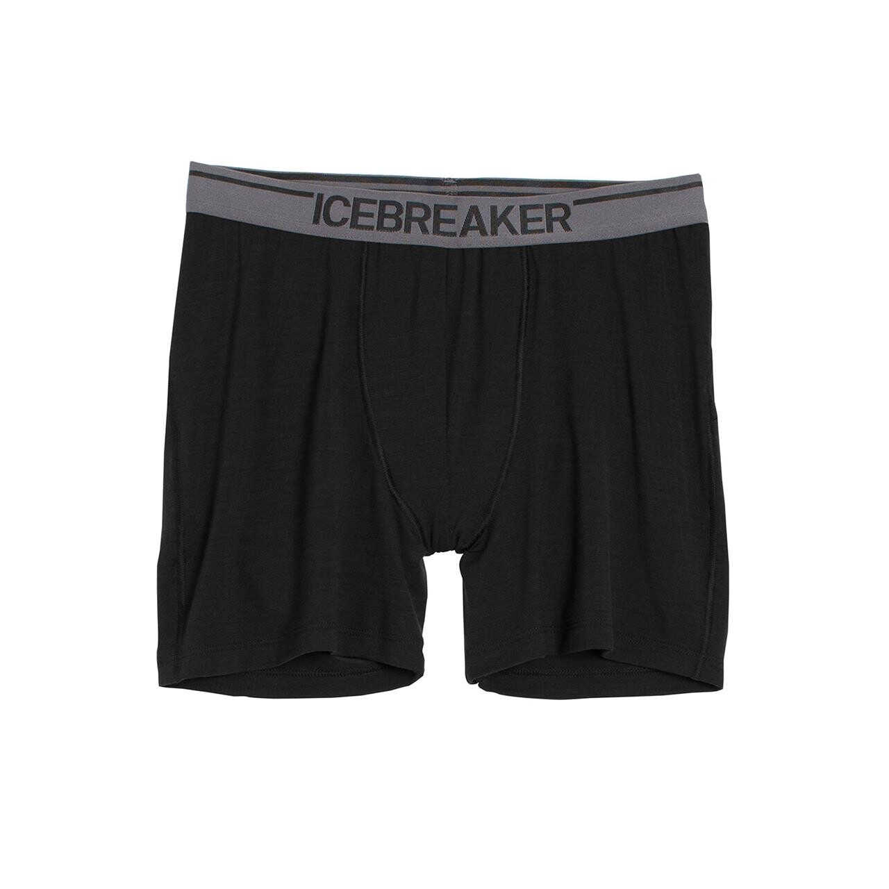 Mens Anatomica Boxers Black Black X Large Xl Fra Icebreaker