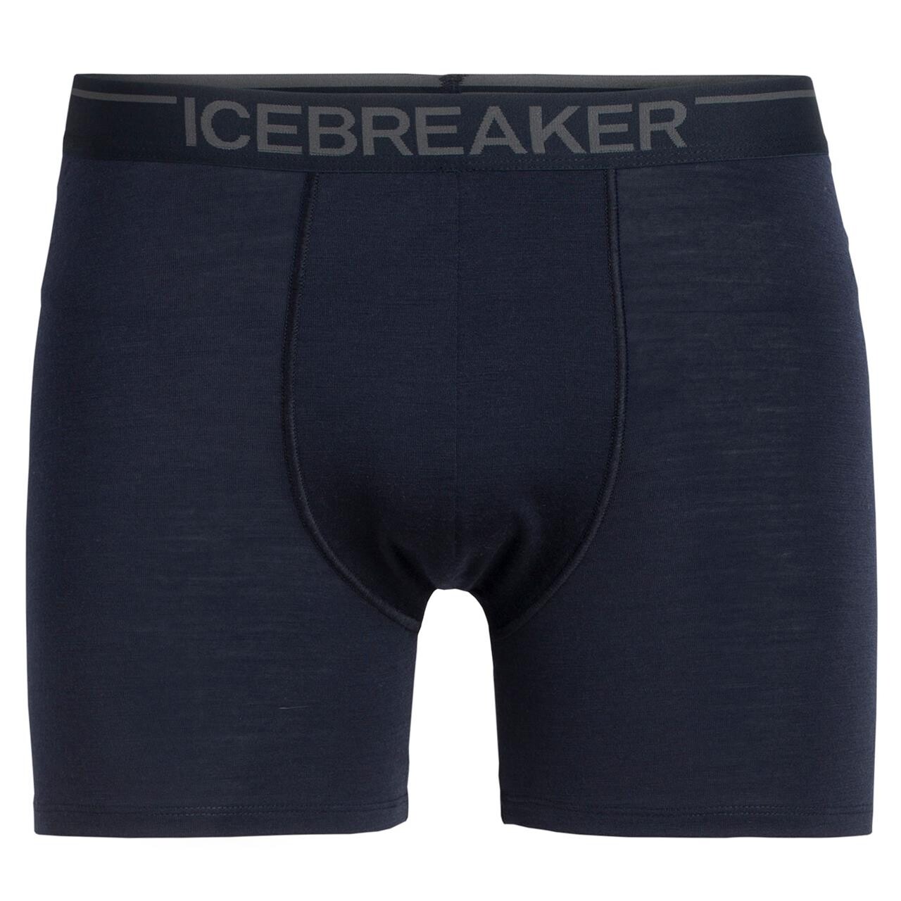 Se Icebreaker Mens Anatomica Boxers (Blå (MIDNIGHT NAVY) Small) hos Friluftsland.dk