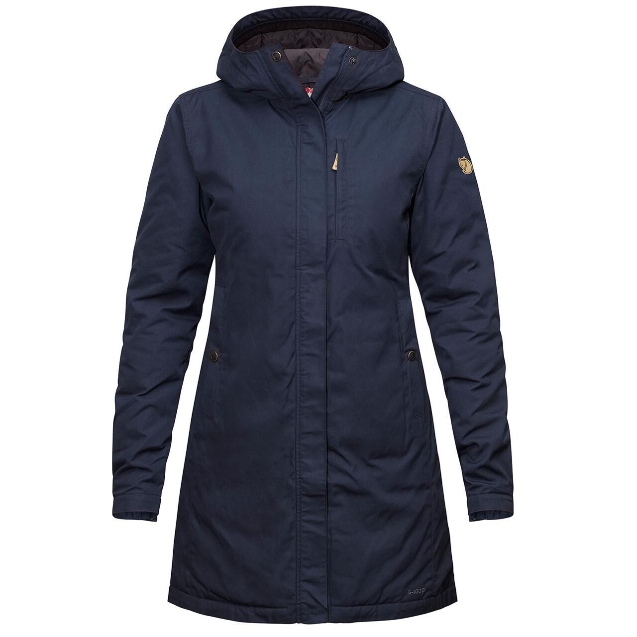 Fjällräven Womens Kiruna Padded Parka  (Blå (DARK NAVY/555) X-small)