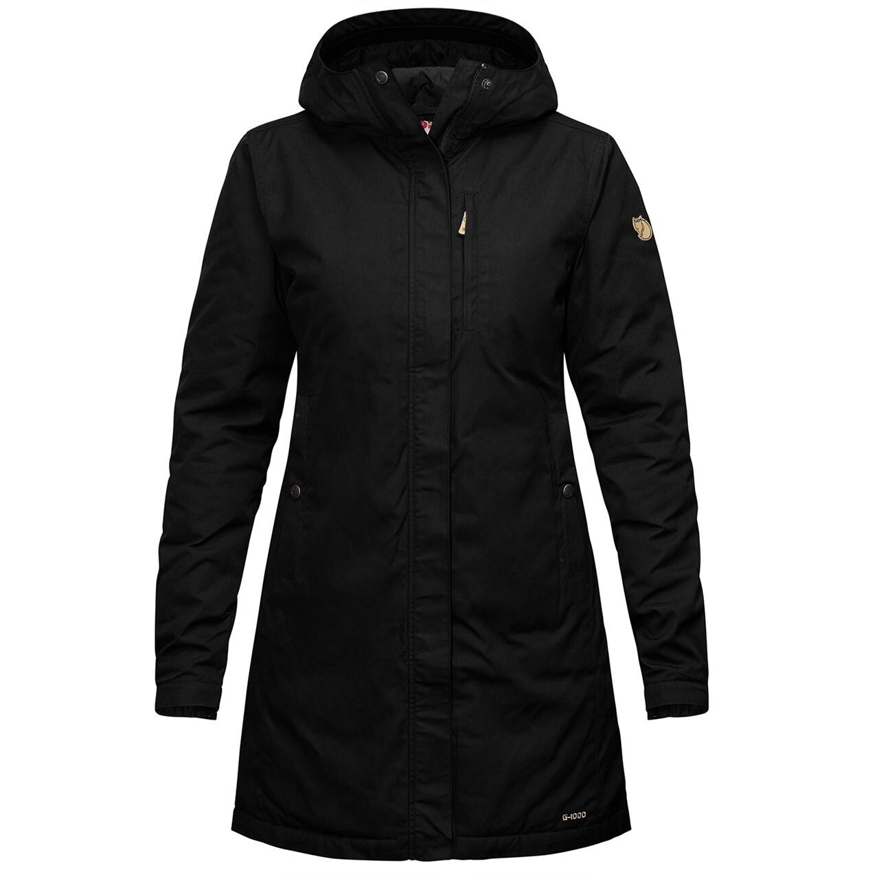 Fjällräven Womens Kiruna Padded Parka  (Sort (BLACK/550) XX-small)