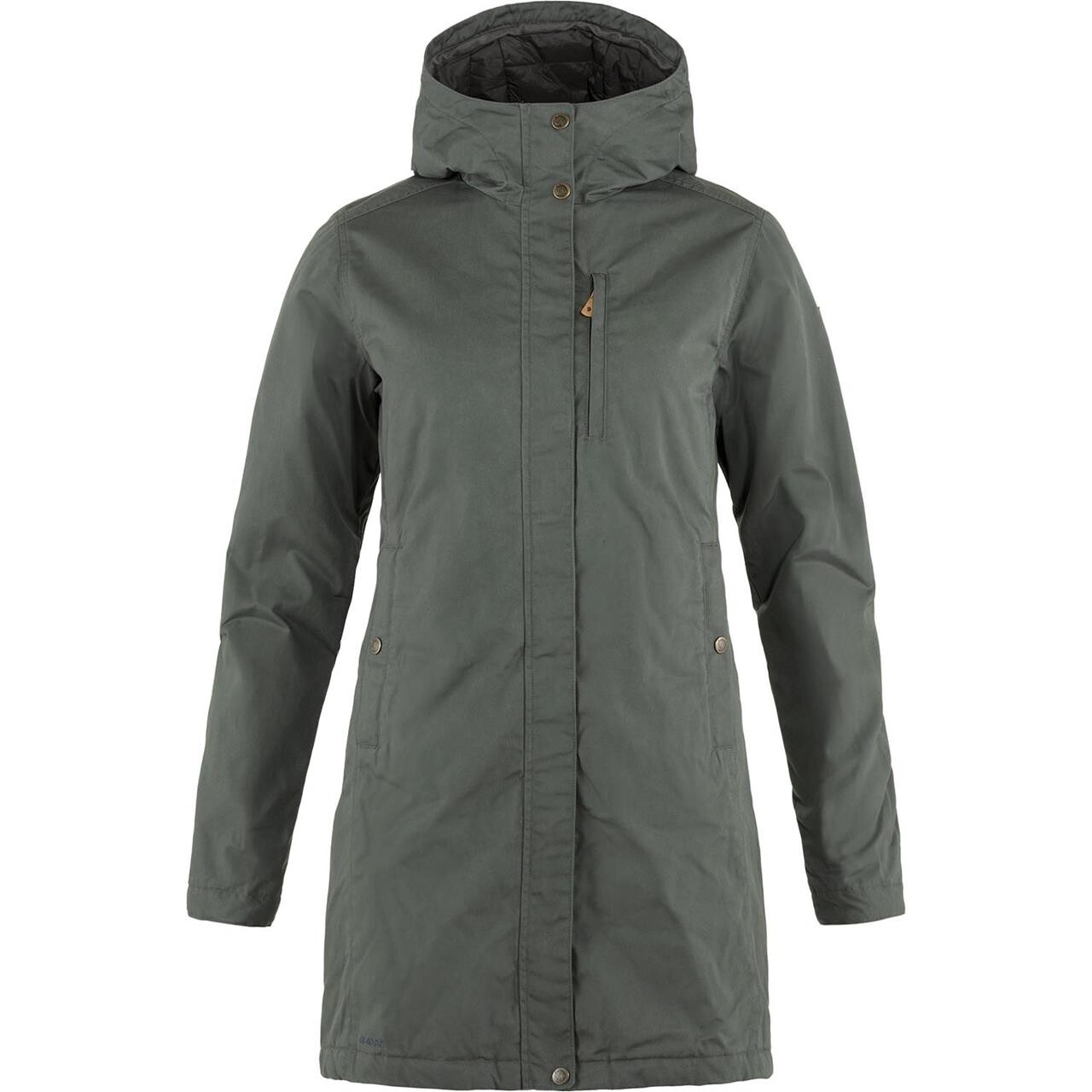 Fjällräven Womens Kiruna Padded Parka  (Grå (BASALT/050) XX-large)