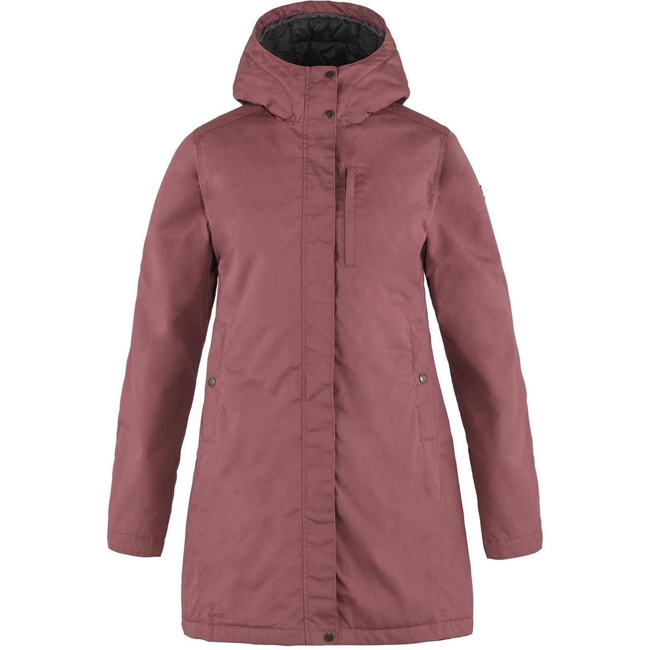 Fjällräven Womens Kiruna Padded Parka  (Rød (MESA PURPLE/410) Small)