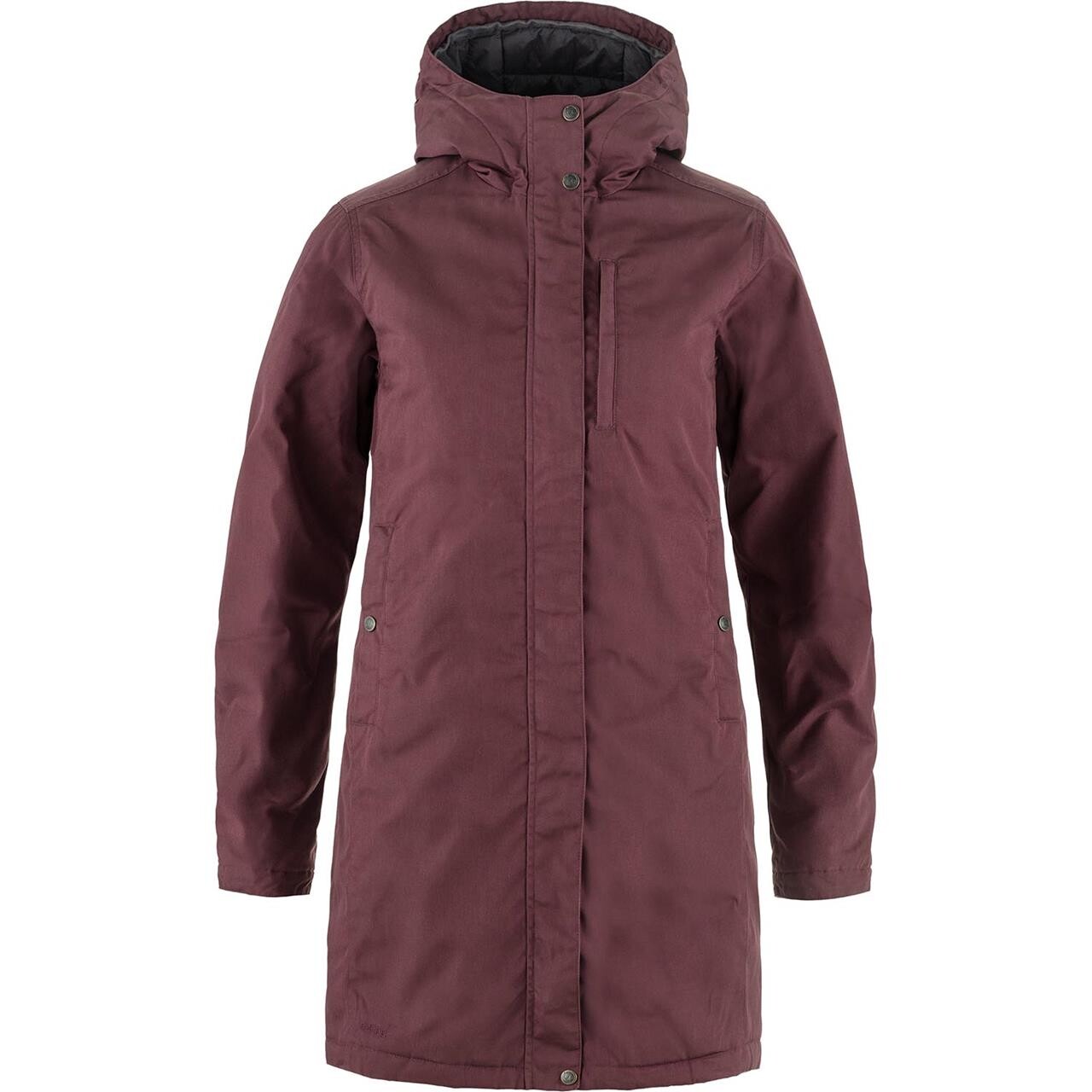 Fjällräven Womens Kiruna Padded Parka  (Rød (PORT/357) X-small)
