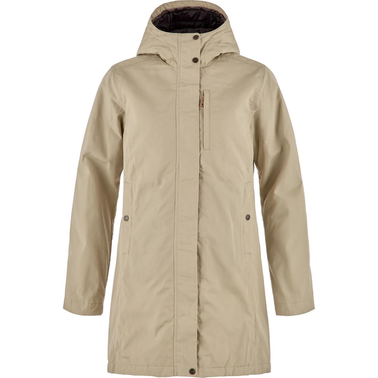 Fjällräven Womens Kiruna Padded Parka (Beige (FOSSIL/118) XX-small)
