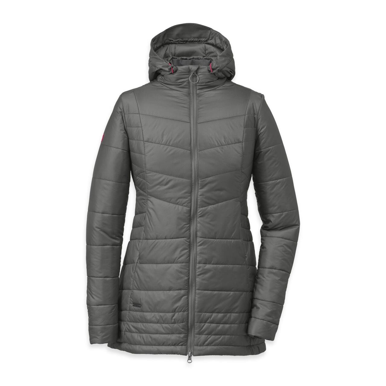 Outdoor Research Womens Breva Parka  (Grå (PEWTER/DESERT SUNRISE) Small)