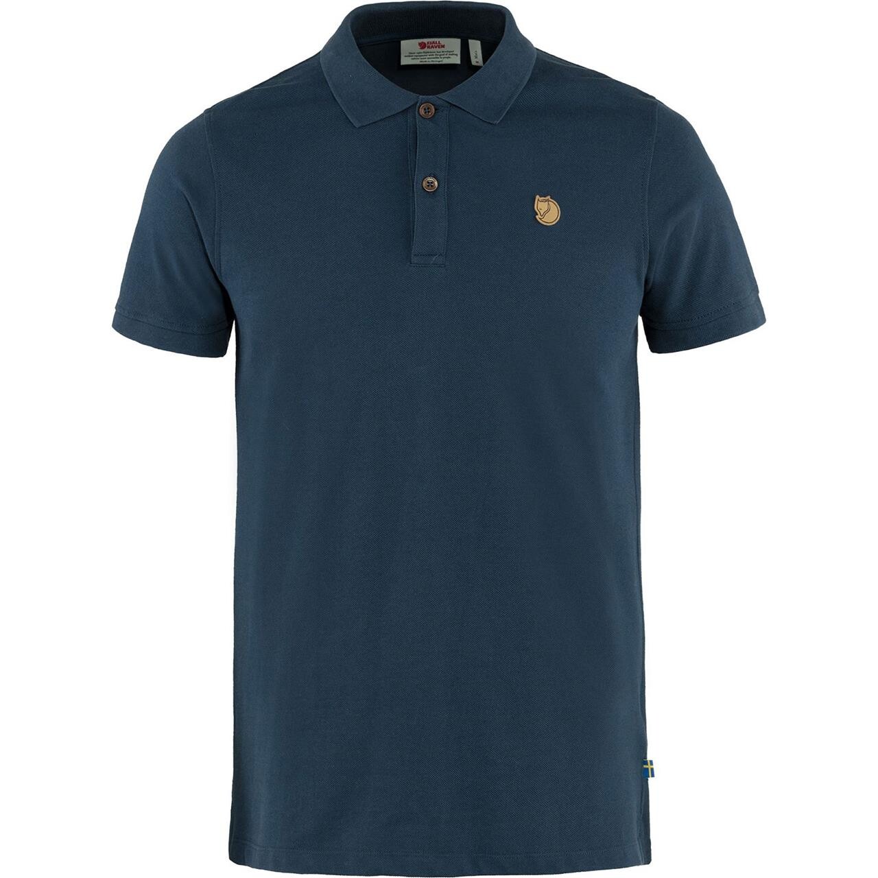 4: Fjällräven Mens Övik Polo Shirt  (Blå (NAVY/560) Small)