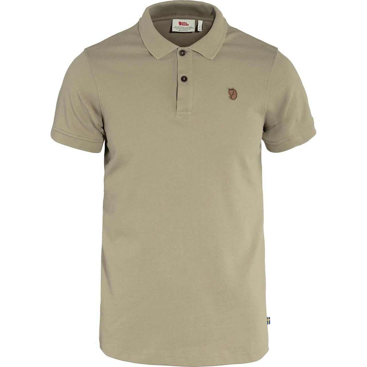 Fjällräven Mens Évik Polo Shirt  (Beige (SAND STONE/195) XX-large)