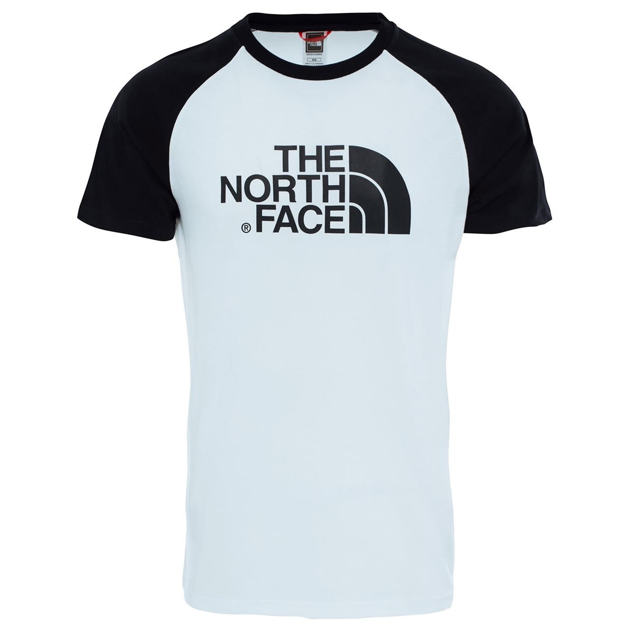  The North Face Mens S/S Raglan Easy Tee  (WHITE (TNF WHITE/TNF BLACK) XX-large)