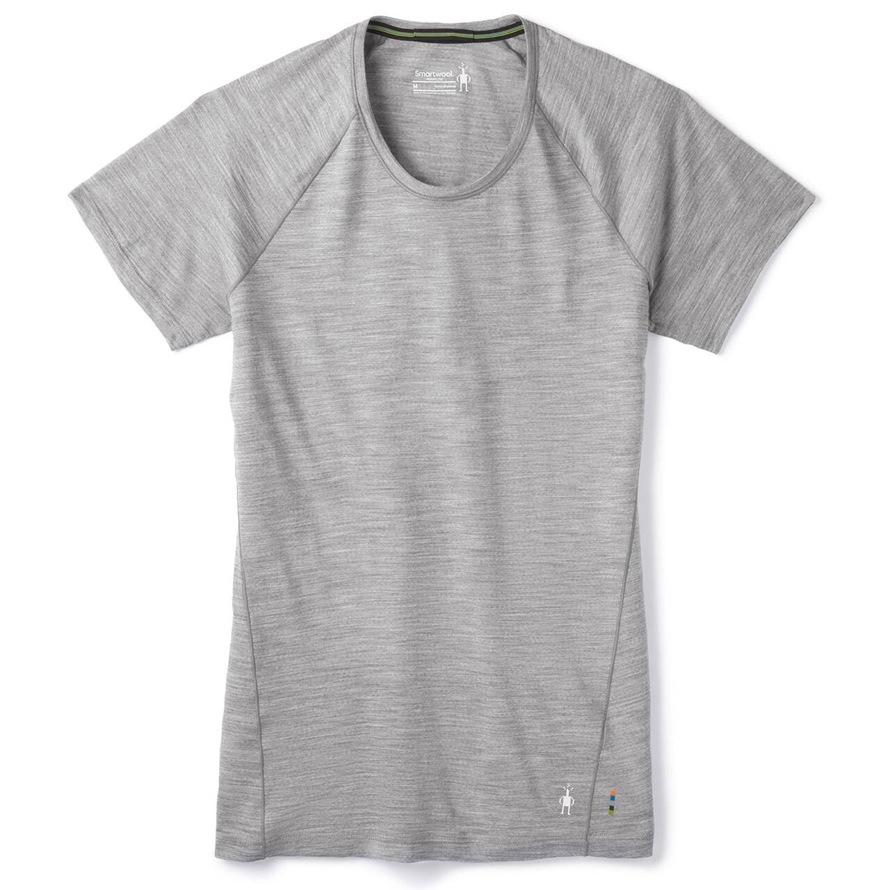 Smartwool Womens Merino 150 Baselayer S/S  (GREY (LIGHT GRAY HEATHER) Small)