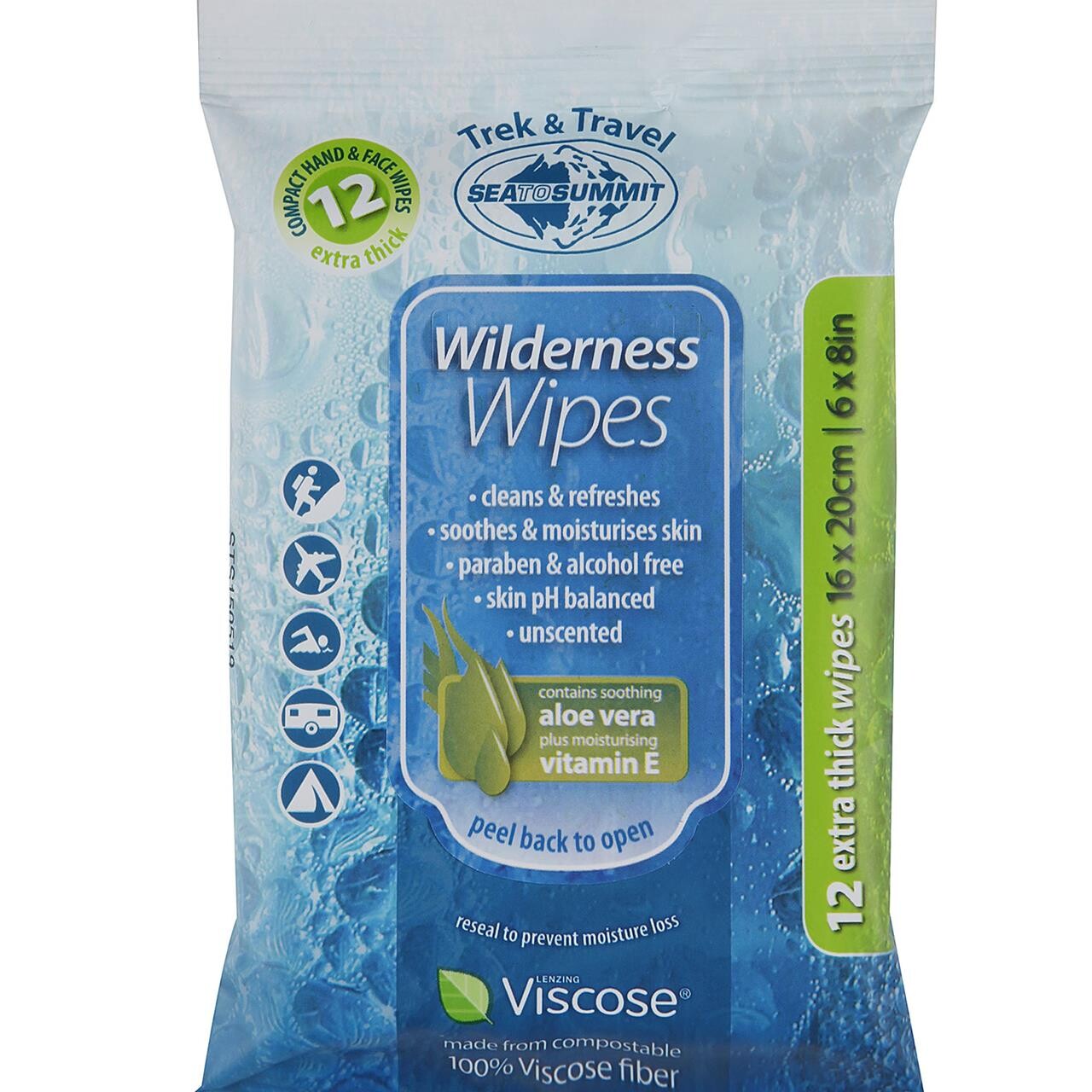 Se Sea to summit Wilderness Wipes Compact 12 wipes hos Friluftsland.dk