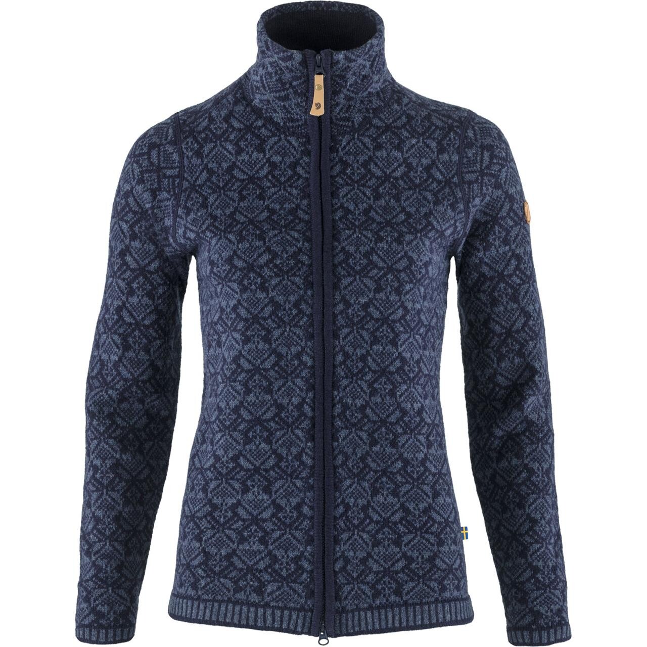 Fjällräven Womens Snow Cardigan  (Blå (DARK NAVY/555) X-small)