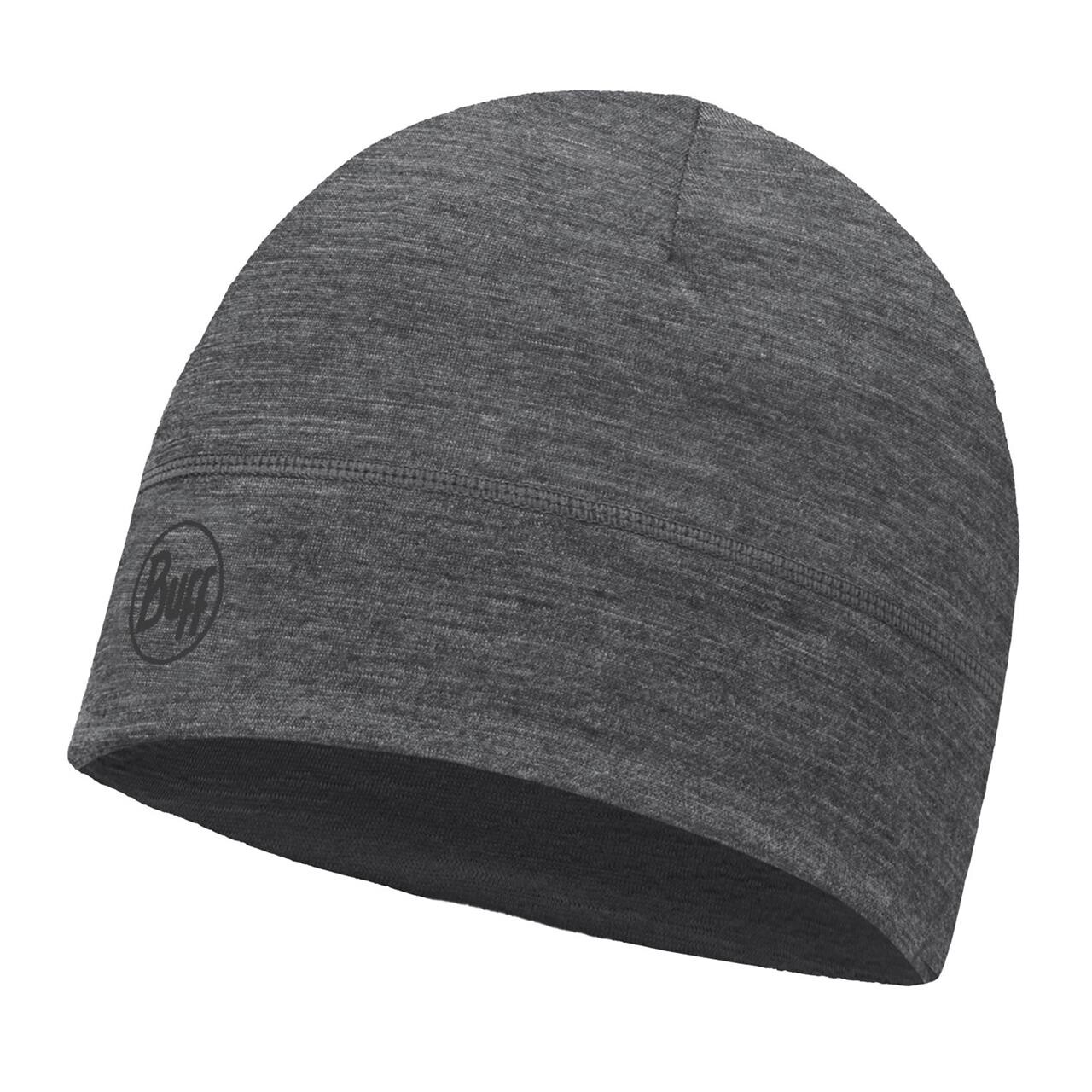 Billede af Buff Lightweight Merino Beanie (Grå (SOLID GREY) One size)