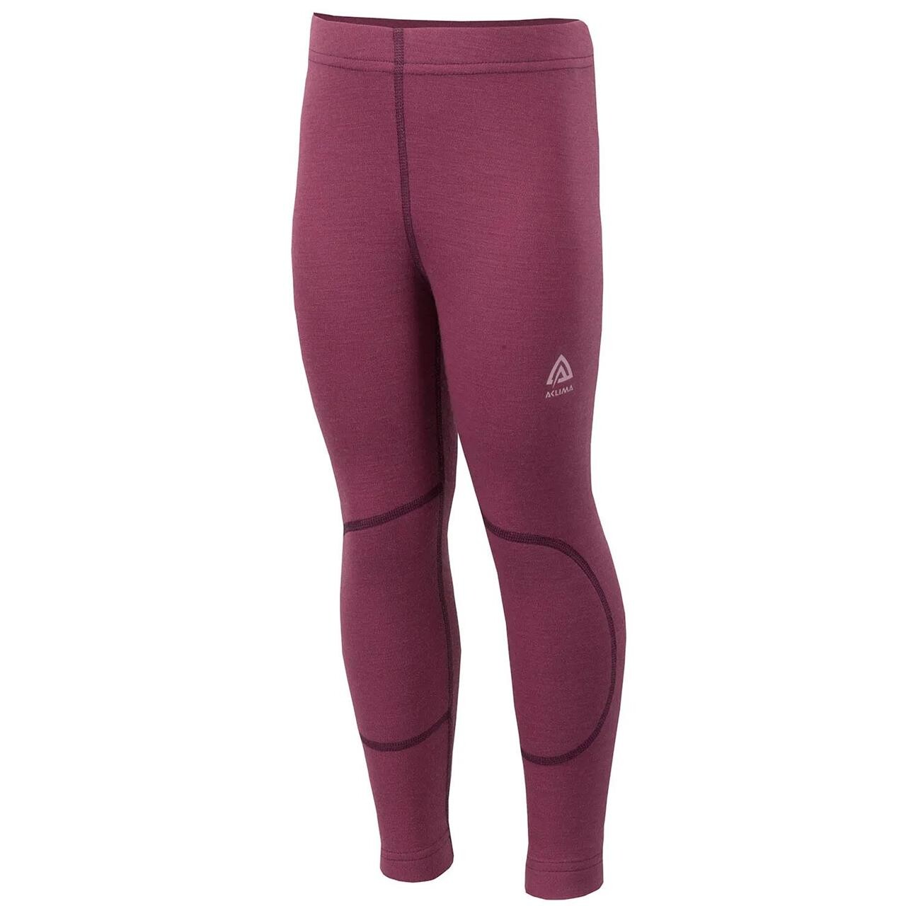 Aclima Childrens Warmwool Longs (Lilla (SUNSET PURPLE) 120 cm)