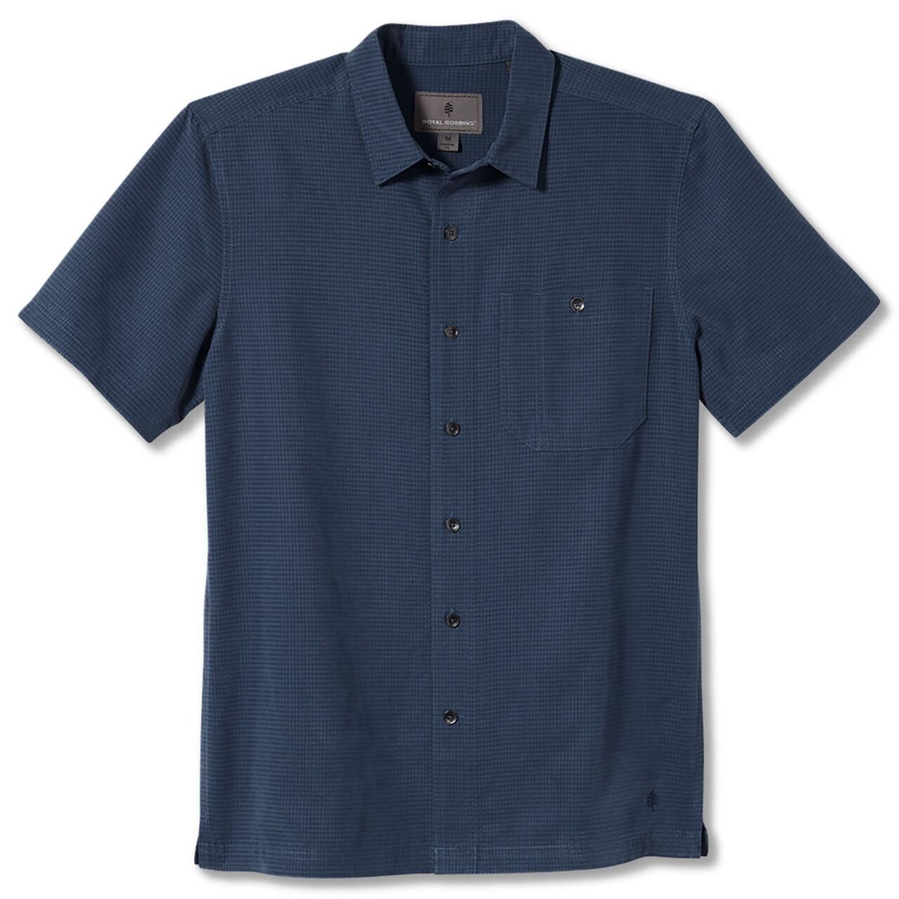 Royal Robbins Mens Mojave Pucker Dry S/S (Blå (COLLINS BLUE) Small)