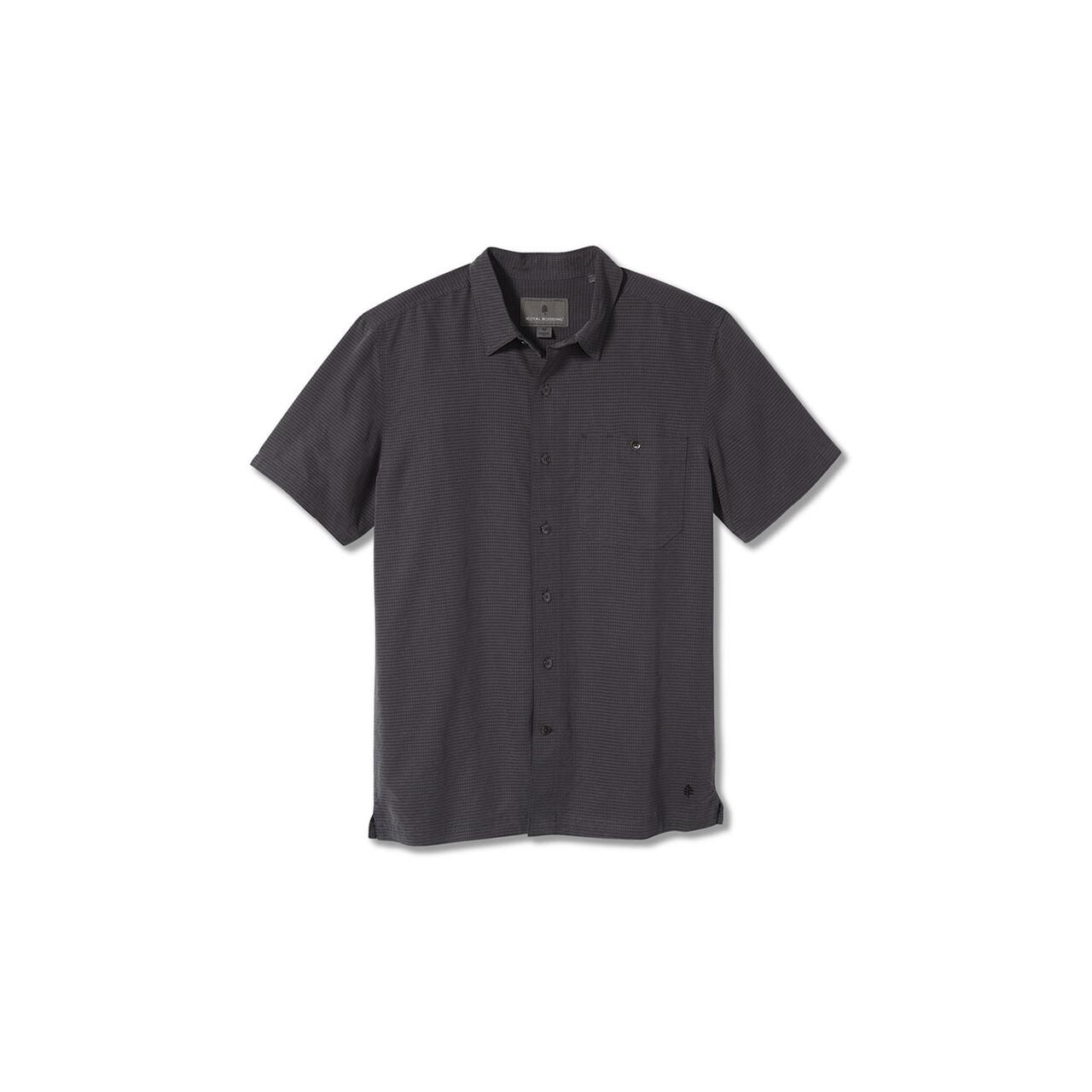 Billede af Royal Robbins Mens Mojave Pucker Dry S/S (Grå (ASPHALT) Medium)