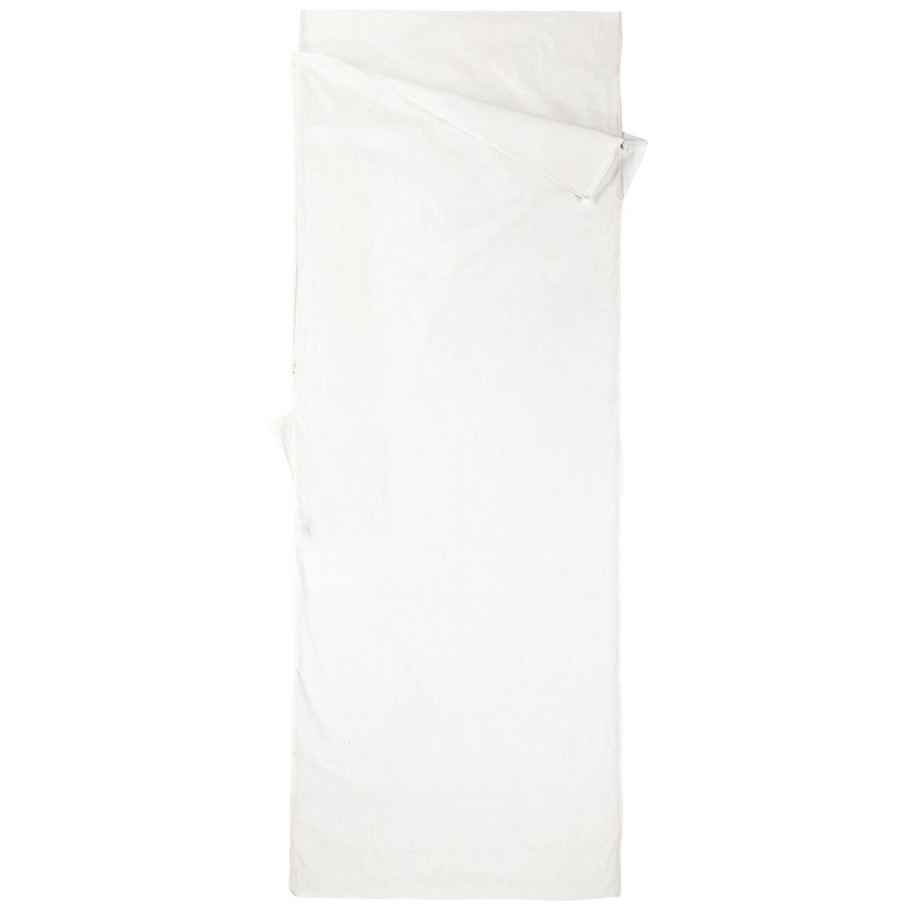 Se Frilufts Organic Cotton Blanket Liner 220x88cm (Hvid (OFF WHITE)) hos Friluftsland.dk