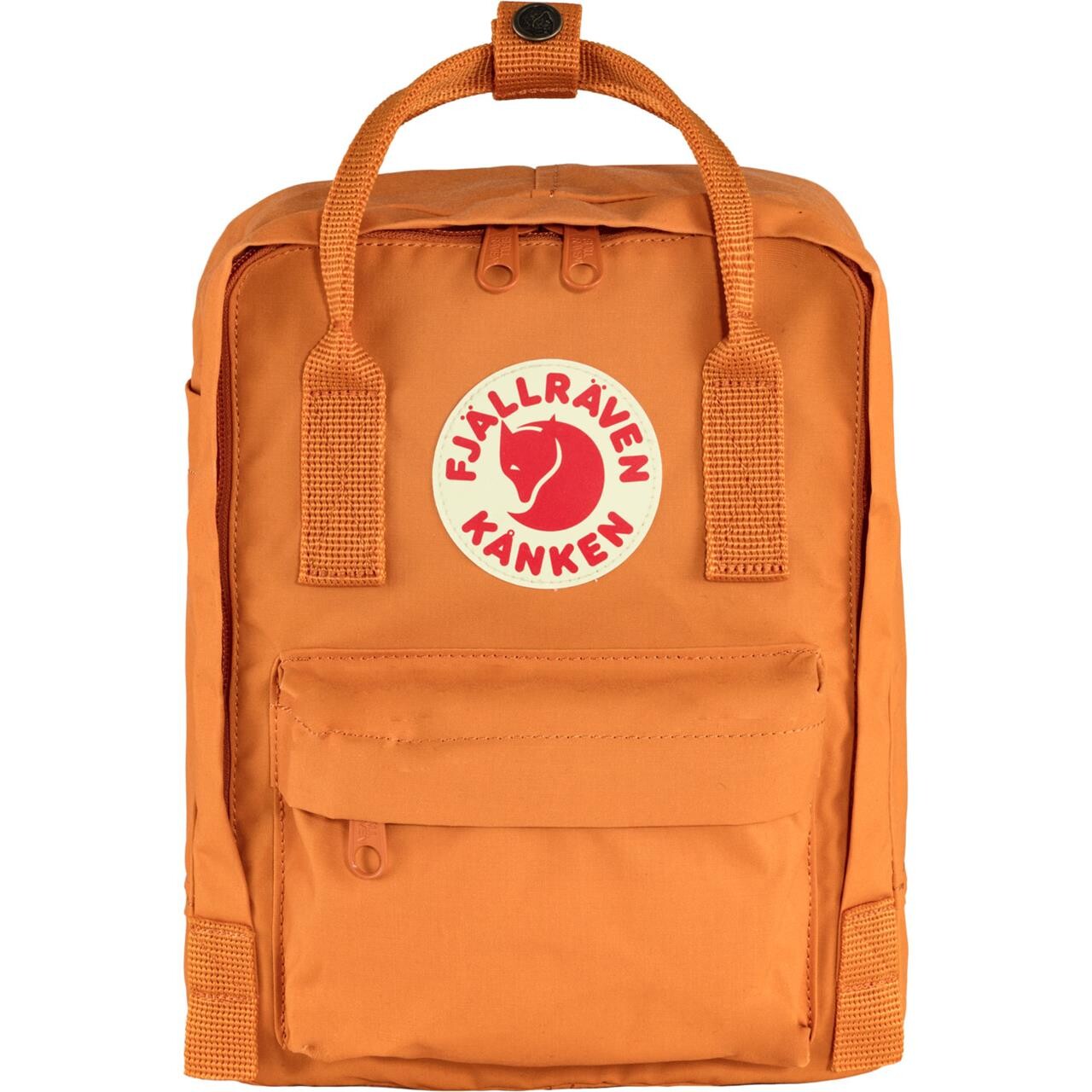 Fjällräven Kånken Mini 7L i den livlige spicy orange farve er den perfekte taske til de små eventyrere. Denne søde og kompakte taske kombinerer stil med praktisk funktionalitet, hvilket gør den ideel til både skole og leg. Det store Fjällräven-logo med refleks på forsiden sikrer både synlighed og personlighed. For bedre bærekomfort kan du tilføje en brystrem. Oplev også vores udvalg af passende regnslag til Kånken Mini, så junior altid er klar til vejrets udfordringer.

**Hovedegenskaber:**
- Lille og let taske, perfekt til børn.
- 7L kapacitet til opbevaring af essentielle ting.
- Reflekslogo for ekstra synlighed.
- Justerbare stropper for optimal pasform.
- Mulighed for brystrem for bedre støtte.
- Kompatibel med Kånken Mini regnslag for beskyttelse mod vejret.