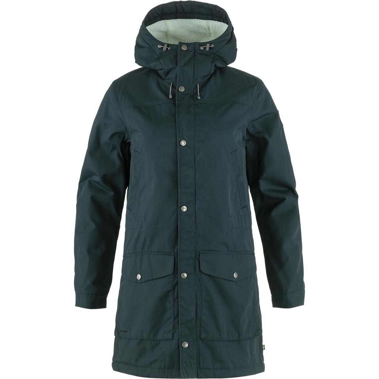 Fjällräven Womens Greenland Winter Parka  (Blå (DARK NAVY/555) Small)