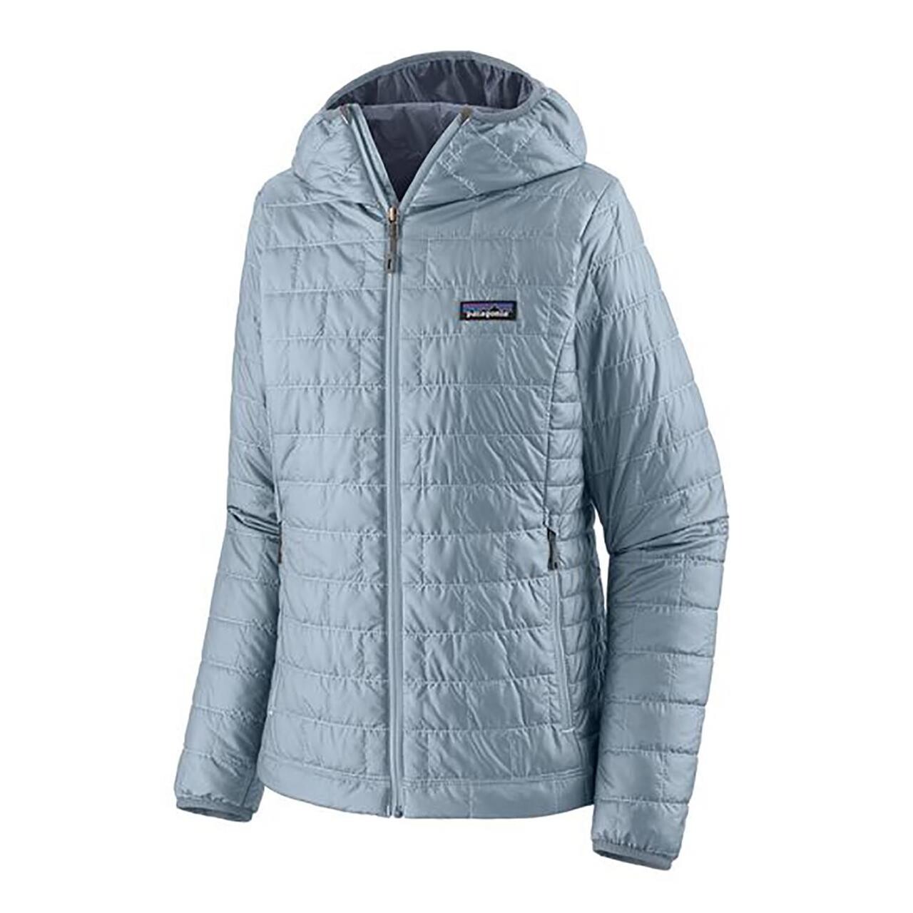 Se Patagonia Womens Nano Puff Hoody (Blå (STEAM BLUE) Small) hos Friluftsland.dk