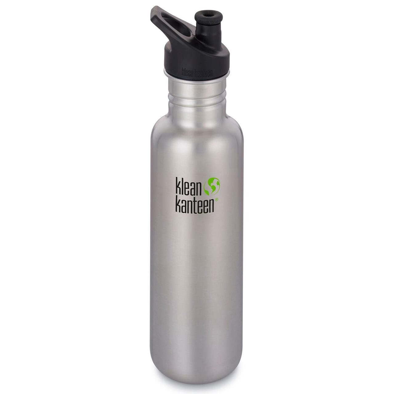 Se Klean Kanteen Classic 800 Ml Sport Cap (Grå (BRUSHED STAINLESS)) hos Friluftsland.dk