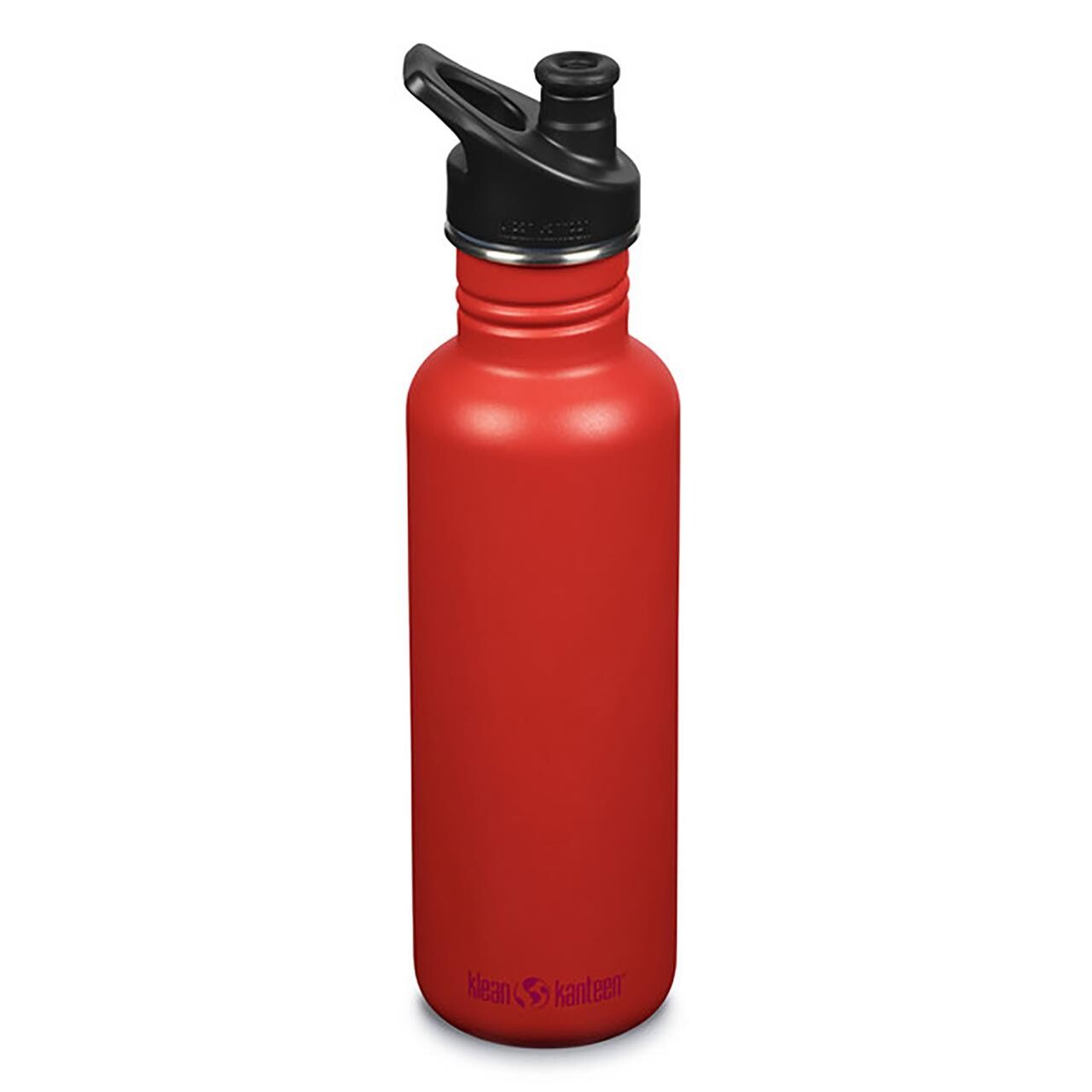 Se Klean Kanteen Classic 800 Ml Sport Cap (Rød (TIGER LILY)) hos Friluftsland.dk