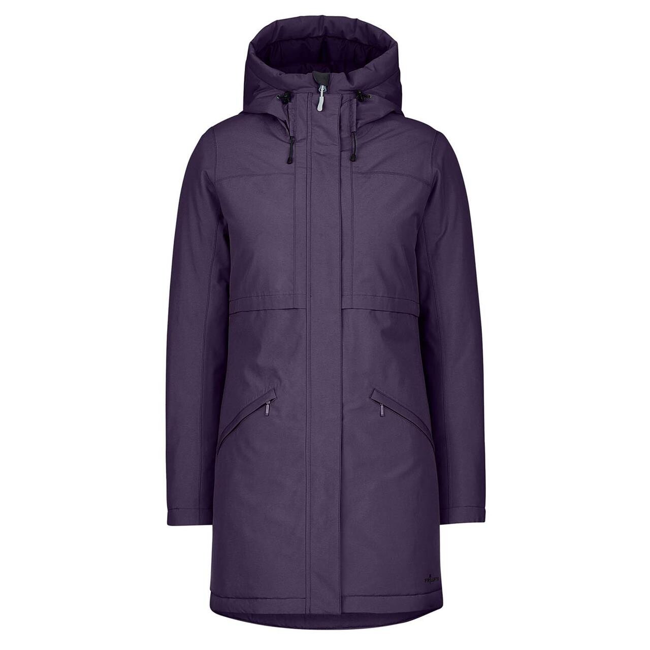 Se Frilufts Womens Sakata Coat (Lilla (NIGHT SHADE) 38) hos Friluftsland.dk