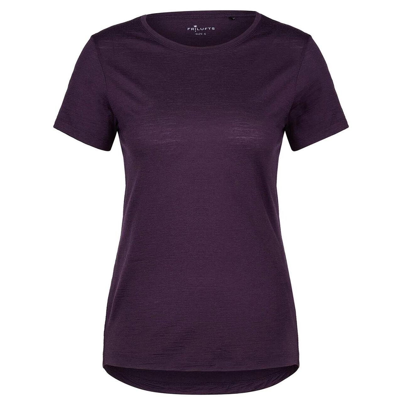 Se Frilufts Womens Waiho T-shirt (Lilla (NIGHT SHADE) Medium) hos Friluftsland.dk