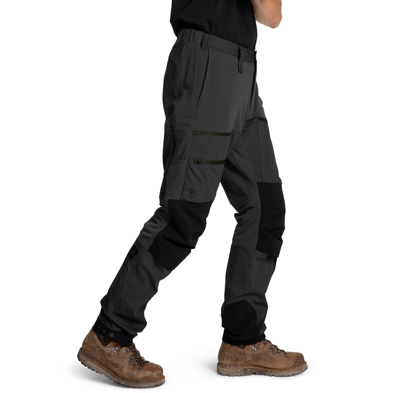 Frilufts Mens Ares Trekking Pro Pants (Sort (JET BLACK) Medium)