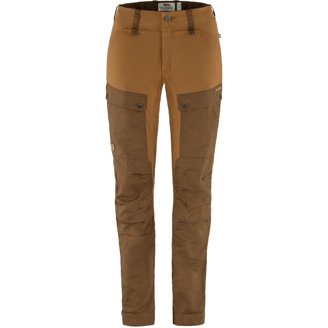 Fjällräven Womens Keb Curved Trousers Regular  (Brun (TIMBER BROWN-CHESTNUT/248-230) 36)