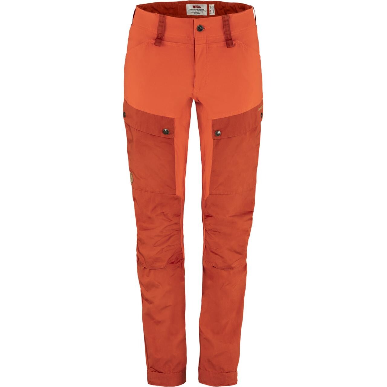 Fjallraven Womens Keb Trousers Short Rød Cabin Red Rowan Red/321 333 38